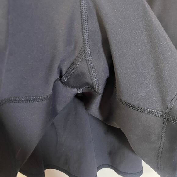 Old Navy Active High-Waisted Powersoft Back Pleated Skort Black Plus Size 4X - Picture 7 of 9